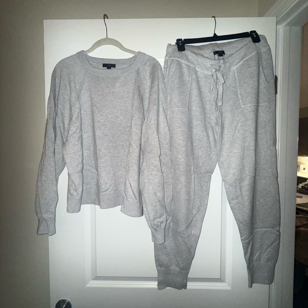 Gray Sweater and Joggers Set
